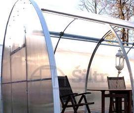 Беседка из поликарбоната тюльпан - тип 3