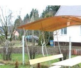 Беседка из поликарбоната тюльпан - тип 2