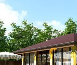 Беседка с летней кухней и барбекю - вариант 3