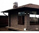 Закрытая беседка из бруса Березники