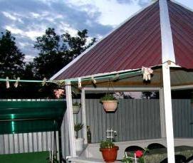 Беседки грибок для дачи - тип 1