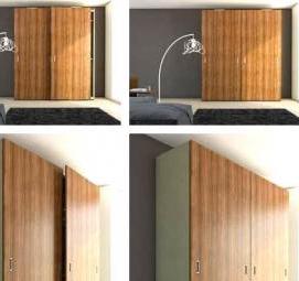 Беспороговые раздвижные двери - модель 1