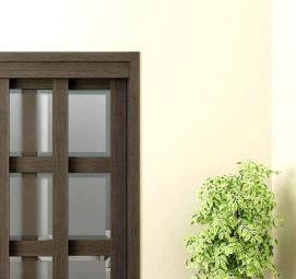 Бесшумная раздвижная дверь - вариант 1