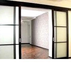 Бесшумная раздвижная дверь - вариант 4