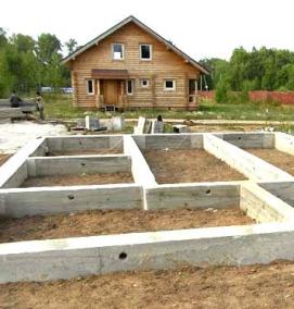 Бетон для ленточного фундамента - вариант 1