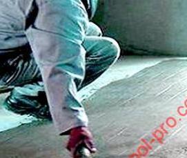 Бетонная стяжка на деревянный пол - вариант 1