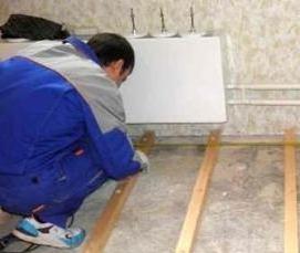 Бетонная стяжка на деревянный пол - вариант 4