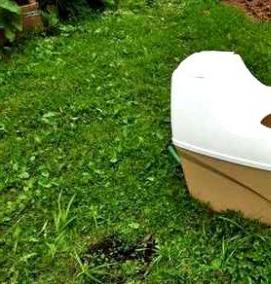 Биотуалет торфяной 50 литров - модель 1