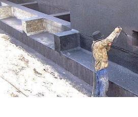 Битумно латексная гидроизоляция - вариант 3