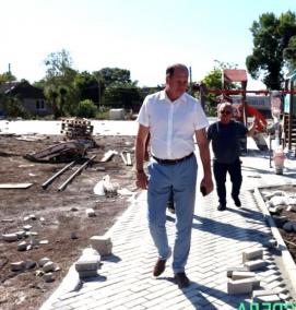 Благоустройство территории местной администрации - модель 3