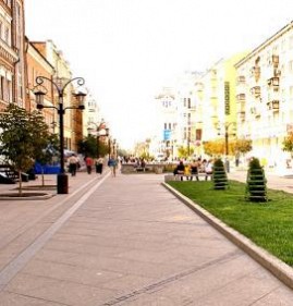 Благоустройство территории улицы Москва