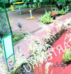 Благоустройство внутридворовой территории - модель 3