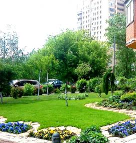 Благоустройство внутридворовой территории - модель 2