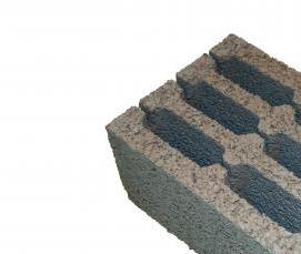 Блоки фундаментные пустотелые малоформатные 300 мм - модель 3