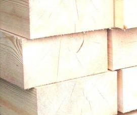 Брус Лиственница 100х200х6000 мм - модель 1