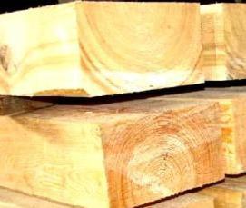 Брус Лиственница 60х60 мм - тип 4