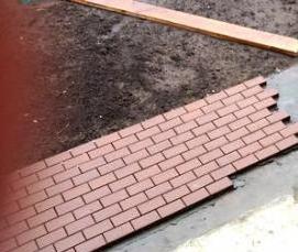 Брусчатка бетон - вариант 1