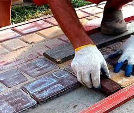 Брусчатка бетон - вариант 4