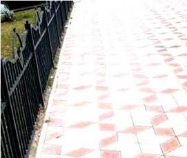 Брусчатка цветок - модель 2