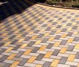 Брусчатка тротуарная цветная - вариант 3