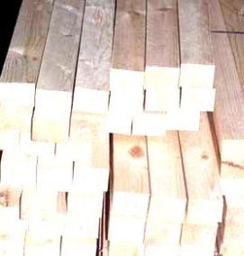 Брусок строганный 20х20 мм - модель 1