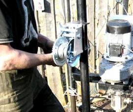 Бурение скважин на воду малогабаритной установкой - модель 3