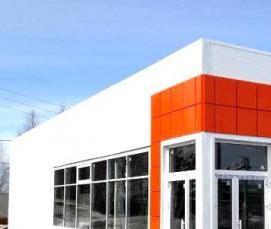 Быстровозводимые здания из сэндвич панелей и металлоконструкций - вариант 4