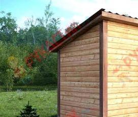 Бытовка большая для дачи - тип 3