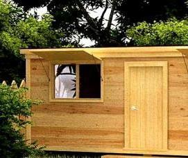 Бытовка большая для дачи - тип 2