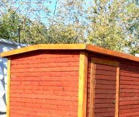 Бытовка из доски - модель 2