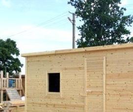 Бытовка с двумя комнатами - вариант 1