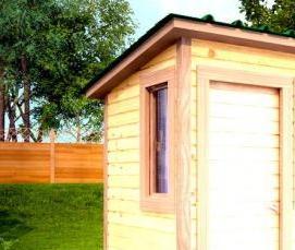 Бытовка с двумя комнатами - вариант 2