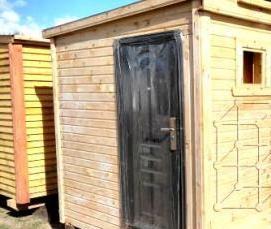 Бытовка с печкой - вариант 2