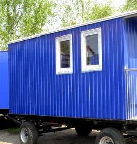 Бытовки бу на колесах - модель 3