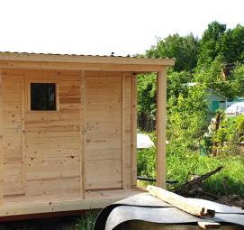 Бытовки душ туалет хозблок - модель 3