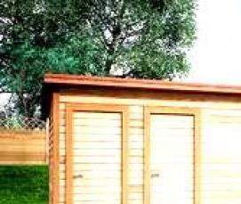 Бытовки двухкомнатные с туалетом и душем - тип 1