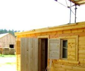 Бытовки из профилированного бруса - вариант 4