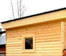 Бытовки из профилированного бруса - вариант 2