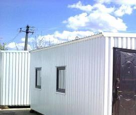 Бытовки строительные металлические - тип 1