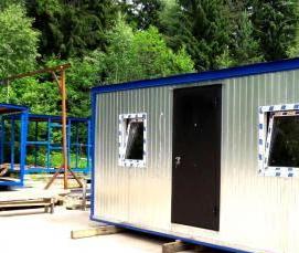 Бытовки строительные металлические - тип 4