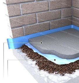 цементная стяжка теплого пола - вариант 4