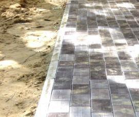 цементно-песчаная плита - модель 1