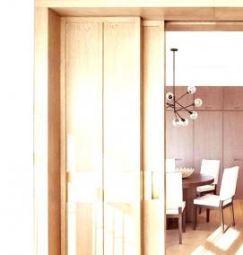 черная раздвижная дверь - тип 1