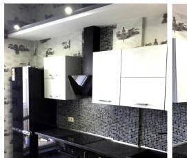 черно-серая столешница - модель 1