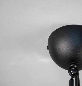 черный потолочный светильник - модель 2