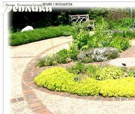 цветной щебень для ландшафтного дизайна - тип 3