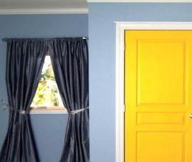 цветные межкомнатные двери - вариант 4