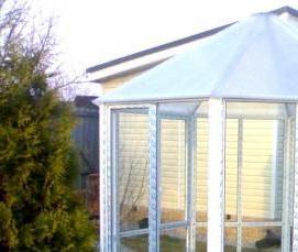 Дачная беседка мобильная - тип 3