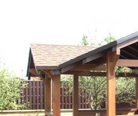Дачные беседки из бруса - тип 2