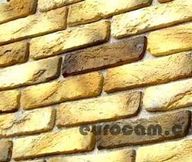 Декоративный белый кирпич из гипса - вариант 1